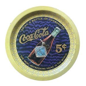 Coca-Cola Vintage Limited Edition Tray Clock Quartz USA 90s 80s